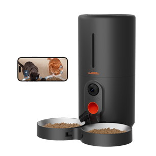 WOPET Heritage View HV10DP automatic pet feeder with camera and dual bowls